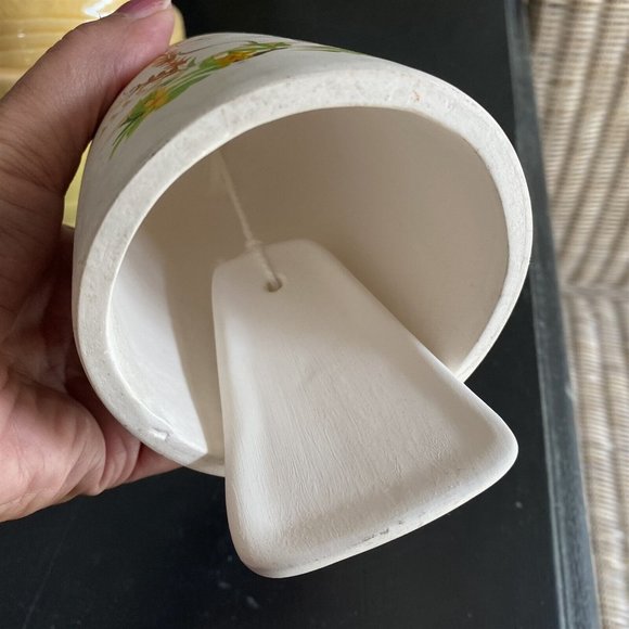 GARDEN BELL SOUTHWEST COWBOY HAND PAINTED STEFAN WIND CHIME VINTAGE 6" - Picture 6 of 6